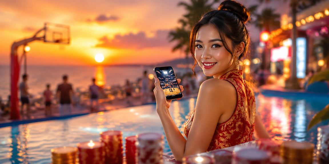 Lễ hội thể thao và giải trí tại Mũi Né với người hâm mộ theo dõi trận bóng rổ sôi động